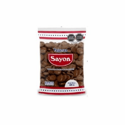Sayon Tejanas Galletas Con Cobertura Sabor A Chocolate Net.Wt 480Gr
