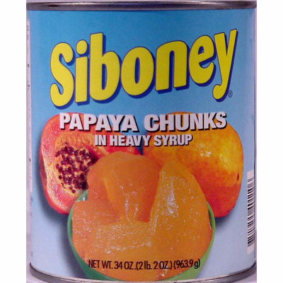 SIBONEY Fruta Bomba en Almibar 34oz