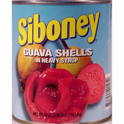 SIBONEY o BATEY Cascos de Guayaba en Almibar 34oz