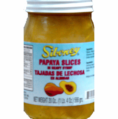 SIBONEY Tajadas de Lechosa en Almibar 20oz