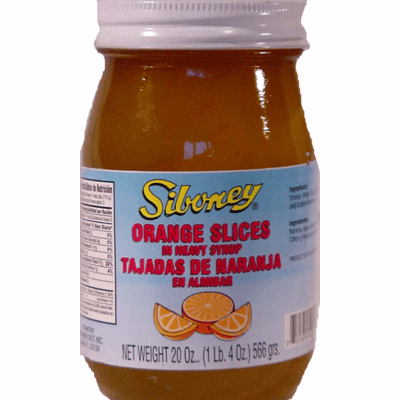 SIBONEY Tajadas de Naranja en Almibar 20oz