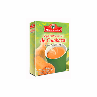 Sopa de Calabaza Monte Cudine 60 grs. (4 Envelopes) Sopa de Calabaza