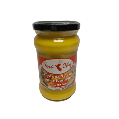 The Peru Chef Crema De Aji Para Ceviche - Yellow Hot Pepper Ceviche Sauce