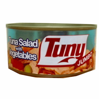 Tuny Tuna Salad With Vegetables Jumbo Net.Wt 10.04 oz