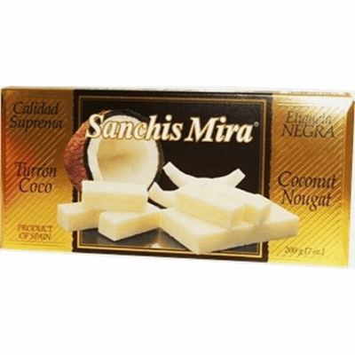 Sanchis Mira Turron de Coco 200 grs. (7 oz.)