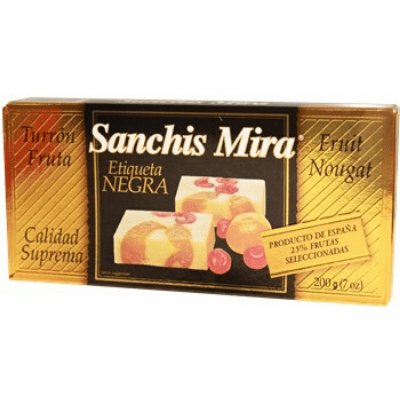 Sanchis Mira Turron de Fruta 200 grs. (7oz.)