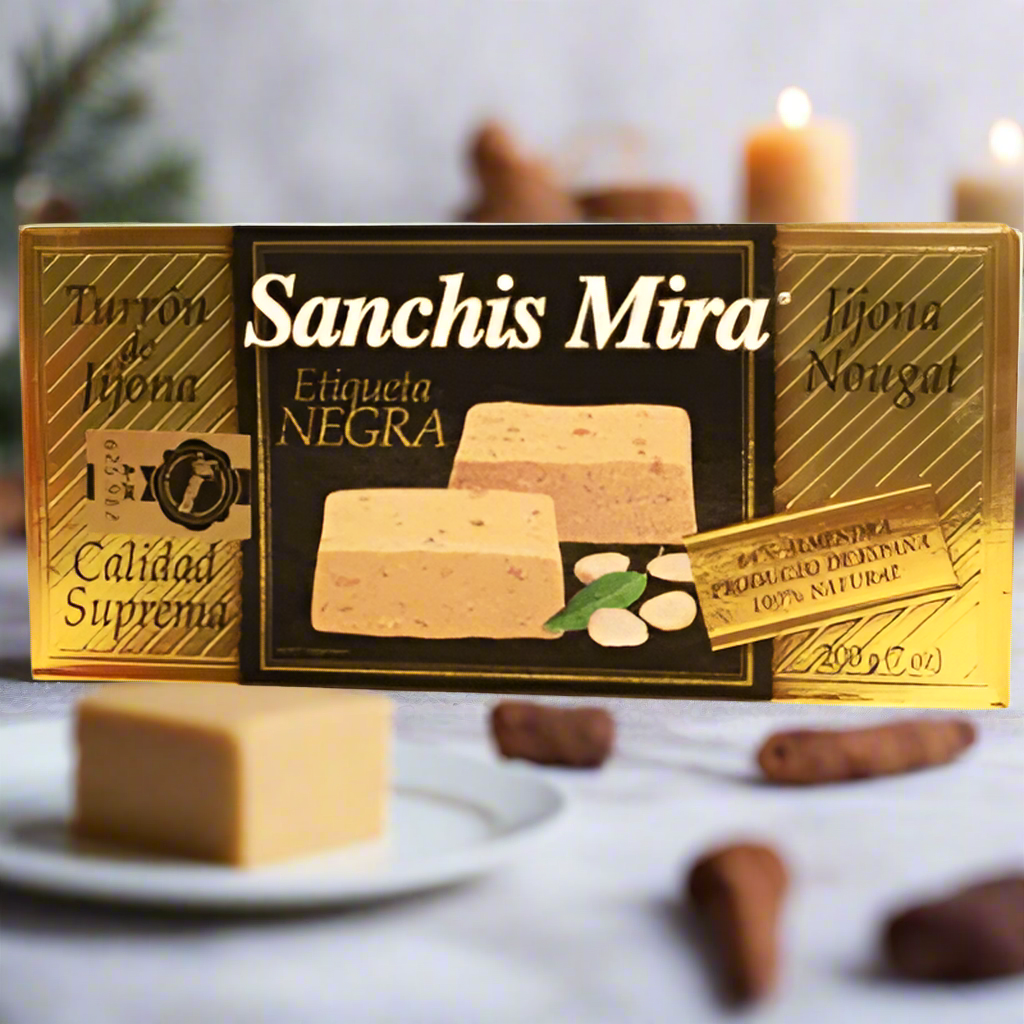 Sanchis Mira Turron Jijona Etiqueta Negra Calidad Suprema