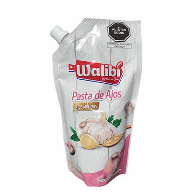 Walibi Pasta de Ajos Molidos Net Wt. 13.9 oz