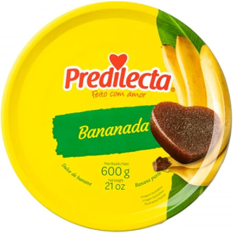 Predilecta 21 oz round tin of bananada
