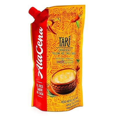 Tari Crema de Aji Yellow Hot Chili Sauce