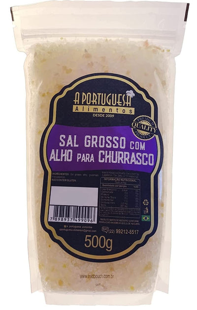 A portuguesa Sal Para Churrasco Com Alho 500 g