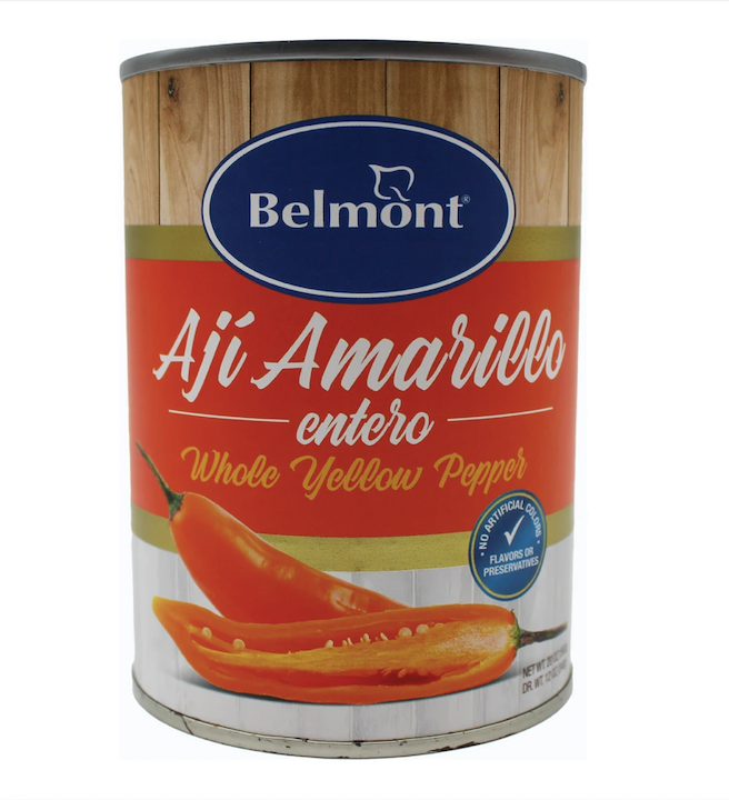 Belmont Aji Amarillo Entero En Lata ( Whole Yellow Pepper ) 20 oz