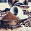 Cafe Aguila Roja, coffee beans on table