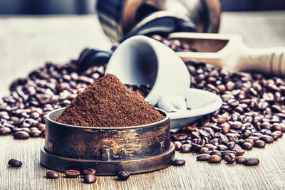 Cafe Aguila Roja, coffee beans on table