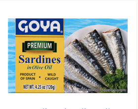 Goya Premium Wild Caught Sardines in Olive Oil 4.25oz