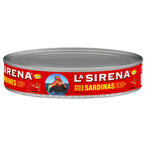 La Sirena Pica Pica Sardines in oval can
