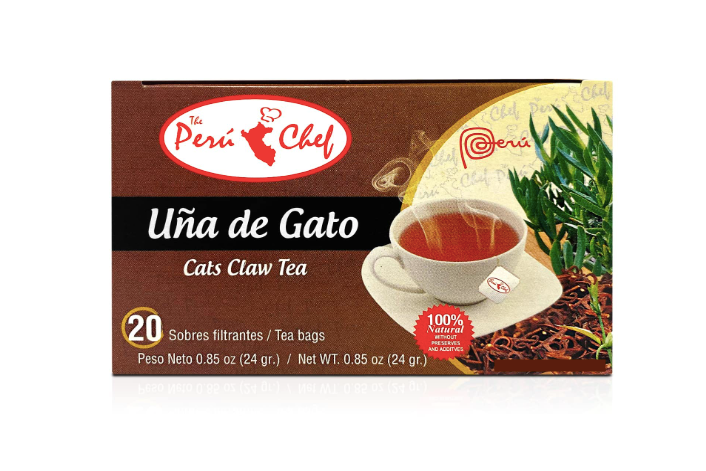 The Peru Chef Una De Gato Te - Cats Claw Tea 20 Tea bags