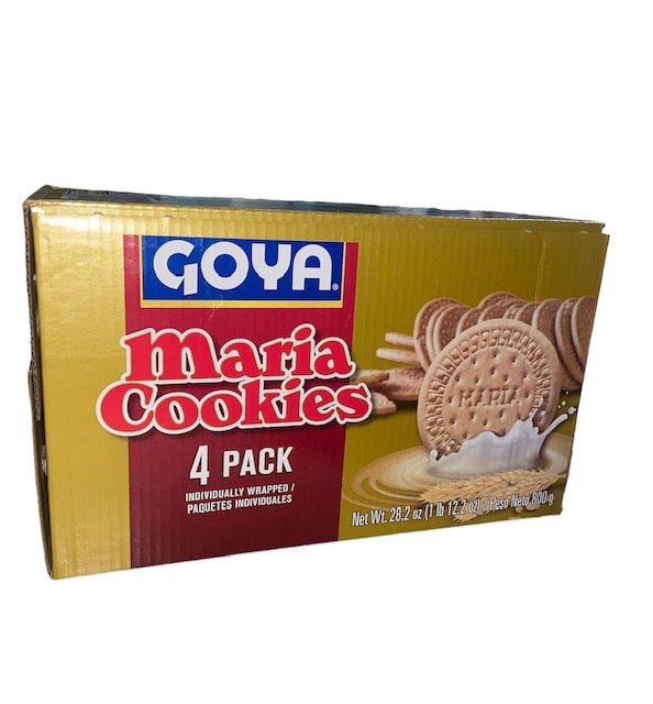 Goya Maria Cookies 4 Pack Individually wrapped/ Paquetes Individuales 28.2 oz.