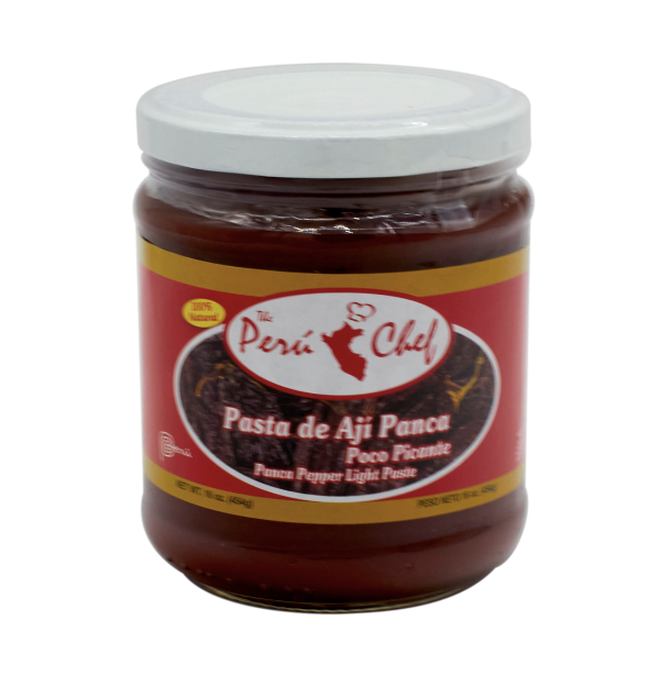 The Peru Chef Pasta De Aji Panca Poco Picante (Panca Pepper Light Paste) 16 oz