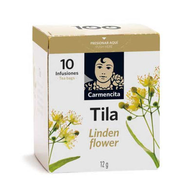 Carmencita Tila Linden Flower 10 Tea Bags .42 oz