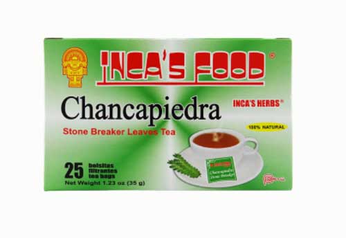 Box of Inca's Food Chancapiedra Tea Bags