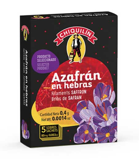 Chiquilin Azafran en Hebras Espanol