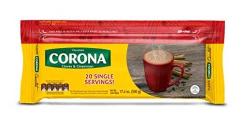 Corona Chocolate Cloves and Cinnamon 17.6 oz (500g) Resealable Bag