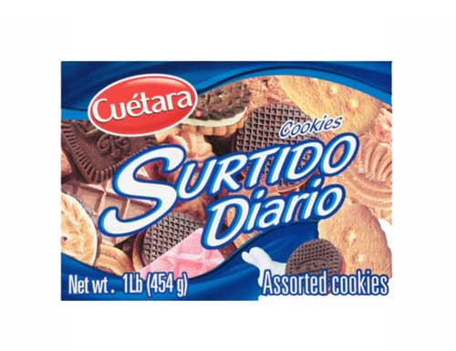 Cuétara Surtido Diario Assorted Cookies 1 lb.