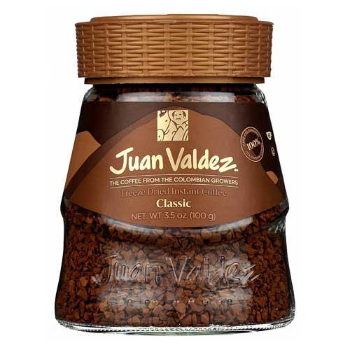 Juan Valdez Freeze Dried Colombian Coffee Classic Net.Wt 3.5 oz