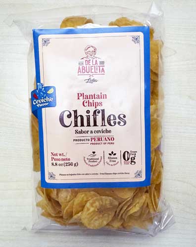 De La Abuelita Chifles Sabor a Ceviche 250 g (8.8oz.)