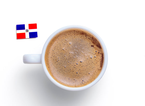 cup of Dominican espresso coffee