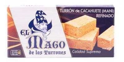 El Mago Turrón de Cacahuete (Mani) Refinado  Blando 150 grs.