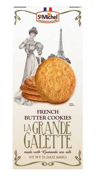 St Michel La Grande Galette French Butter Cookies Net.Wt 21.16 oz.