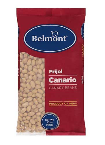 Belmont Frijol Canario (Canary Beans) Net.Wt 15 oz
