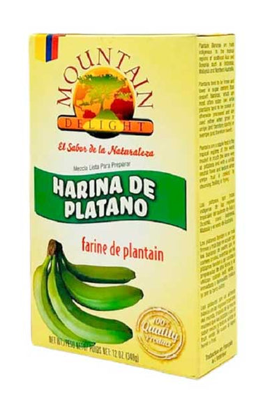 Mountain Delight Plantain Flour (Harina de Plátano) 12 oz (340g)