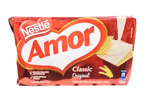 NESTLE Wafer Amor Classic 175 grs. Nestle Amor Wafers