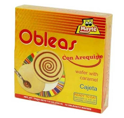 Mayte Obleas Con Arequipe Net.WT 3.5oz (100 G)