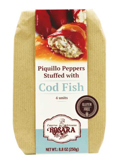 Rosara Piquillo Peppers Stuffed With Cod Fish
