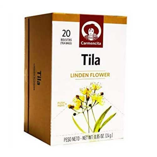 Carmencita Tila Linden Flower 20 Tea Bags .85 oz.
