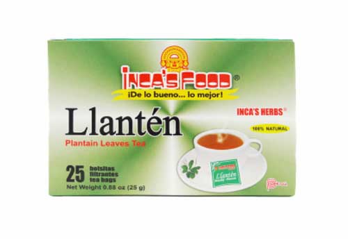 Inca's Food Llantén - Plantain Leaves Tea Bags