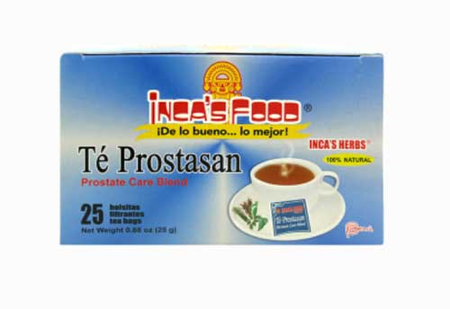 Box of Inca's food té prostasan tea bags