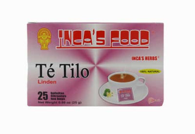 Inca's Food Te Tilo ( Linden Tea ) Net.Wt 25g 25 tea bags
