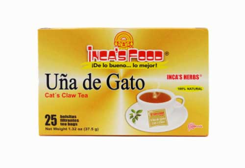 box of inca's food uña de gato tea bags