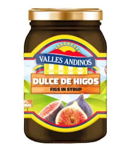 Valles Andinos Dulce de Higos (Figs in Syrup)  17 oz.