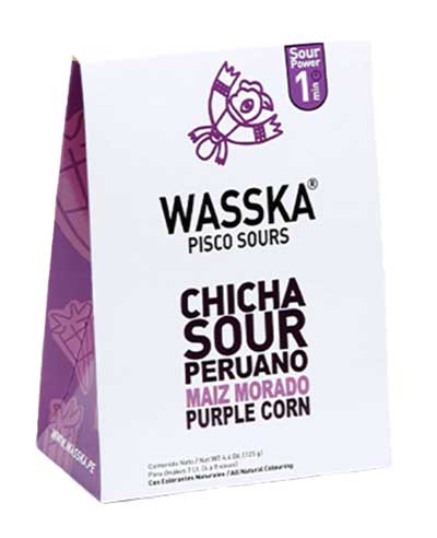 Wasska Pisco Sour Mix Chicha Morada Flavor 125 grs.