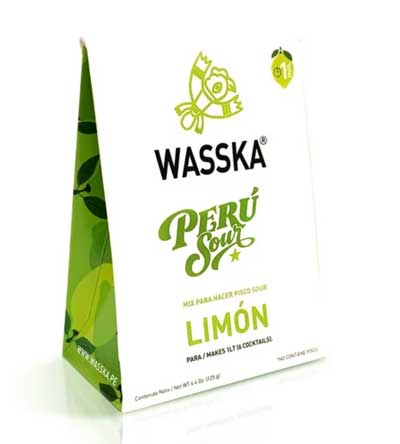 Pisco Sour Mix Traditional Wasska 125 grs. Pisco Sour Mix