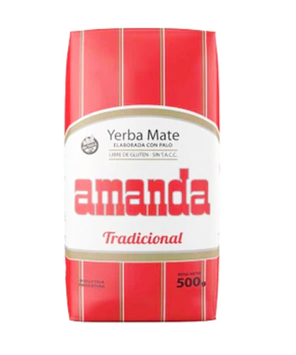 Amanda Yerba Mate Elaborada con Palo - With Stems 