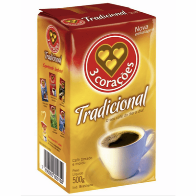 3 Coracoes Cafe Tradicional 500 grs. 3 Coracoes Cafe