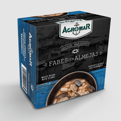 Agromar Fabes Asturianas con Almejas 15 oz.