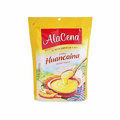 Alacena Crema De Aji Y Queso ( Yellow Hot Chili Cheese Sauce ) Net.Wt 85 G